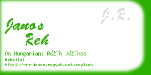 janos reh business card